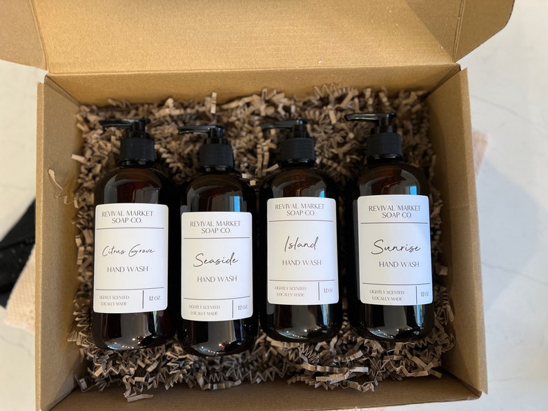 Liquid Hand Soap Gift Set Liquid Hand Wash Gift Set Etsy