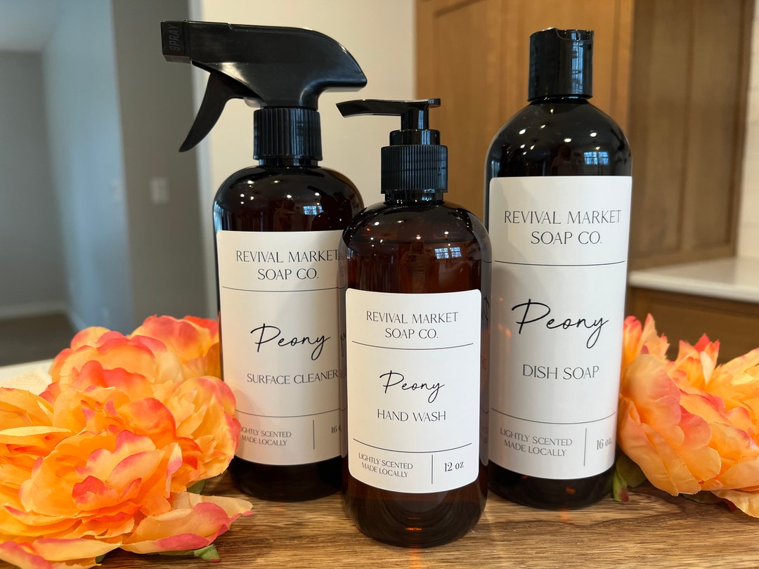 Spring Cleaning Gift Set Dish Soap Hand Soap Surface Etsy