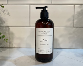 Men's Hand Soap | Masculine Scented Hand Wash | Handcrafted, Small Batch, Specialty Liquid Hand Soap | Guy's Gift | Father's Day Gift