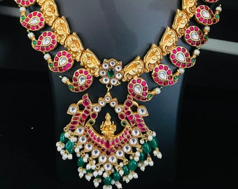 Kundan mango store mala designs