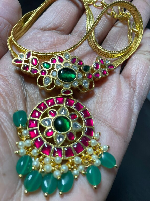 Jadau kundan shop necklace
