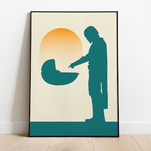 Mandalorian, Mandalorian Poster, Mandalorian Digital, Star Wars Poster, Star Wars Print, Digital Print, Star Wars Art