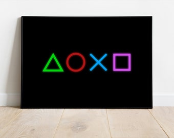 Gaming Wall Art, Gaming Prints, Gaming Room Decor, Printable Wall Art, Video Game Party, Video Game Wall Art, Video Game Poster