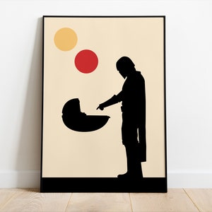 Mandalorian Poster, Mandalorian Digital, Star Wars Poster, Star Wars Print, Digital Print, Star Wars Art, Mandalorian