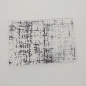 Alfombra grunge en miniatura - Alfombra neutra moderna - Tapete para casa de muñecas - 4 tamaños - Escala 1:12