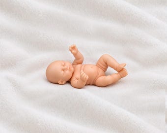 Miniature Girl Baby Doll - 3 sizes - 1:12 scale