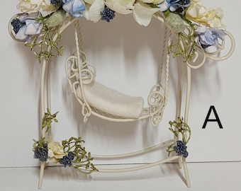 Dollhouse Miniature Fairy Garden Swing - 1:12 scale