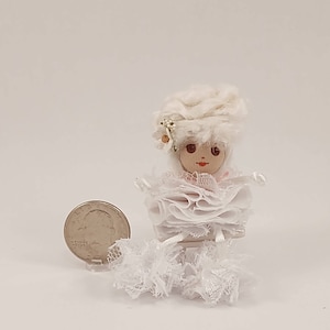 Fairy Doll - Fairy Garden Doll - Fairy Garden -  Art Doll - Handmade Doll - Miniature Fairy Doll - Handmade Fairy Doll - Flower Doll
