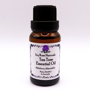 Pure Tea Tree Essential Oil Glass Bottle