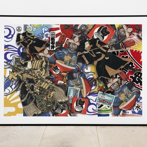 Japanese Pop Culture Collage
