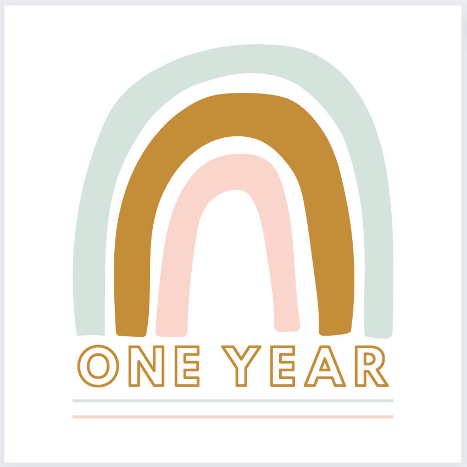 Baby's First Year Milestones Baby Printable Picture Cards Rainbow Baby ...