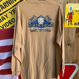 Vintage 90s North Shore Surf Hawaii long sleeves Shirt Size L