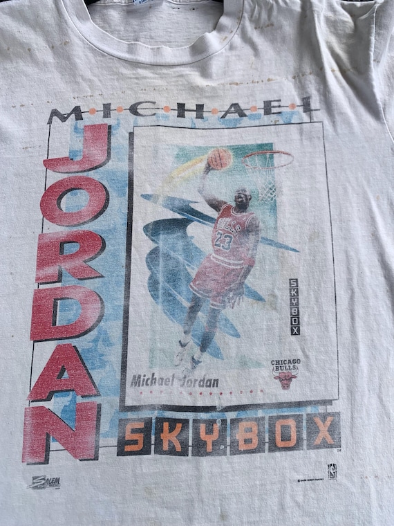 Vintage 1991 Michael Jordan Skybox T-shirt - Chicago Bulls Salem