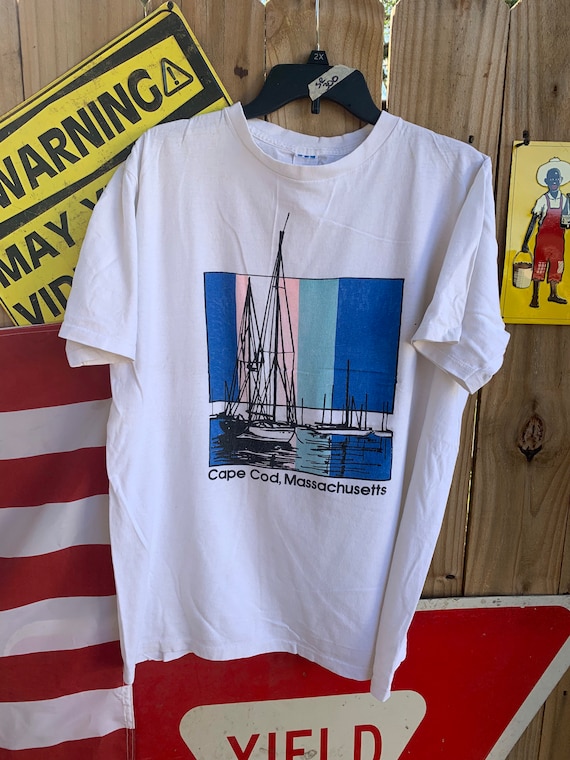 Vintage 90s Cape Cod Massachusetts T-shirt Size L - image 1