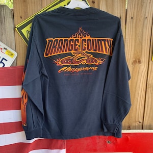 Vintage 90s Orange County Choppers Rock Tavern New York Long