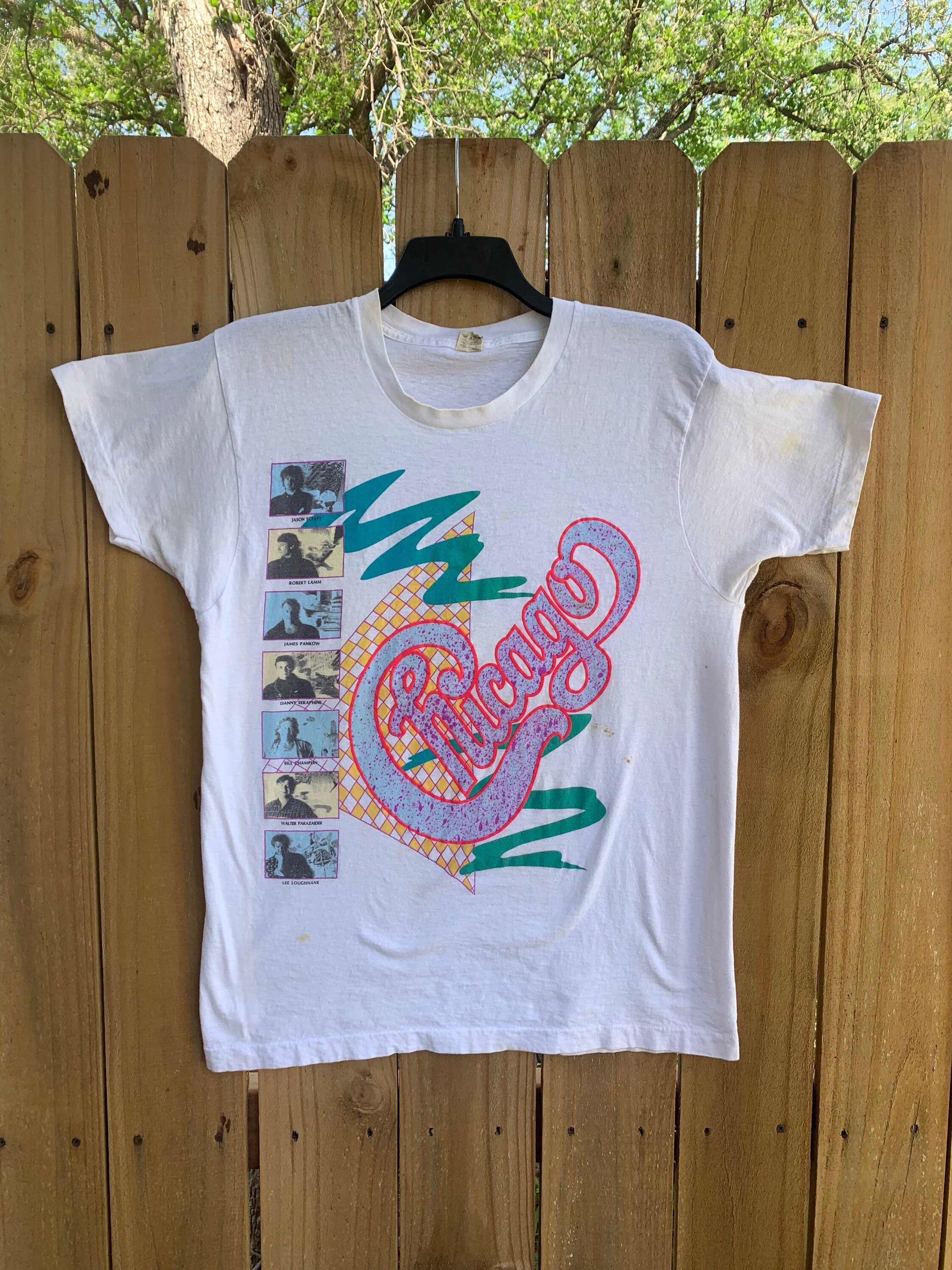 Vintage 80s Chicago Rock Band T-shirt Victorious 1989 Tour