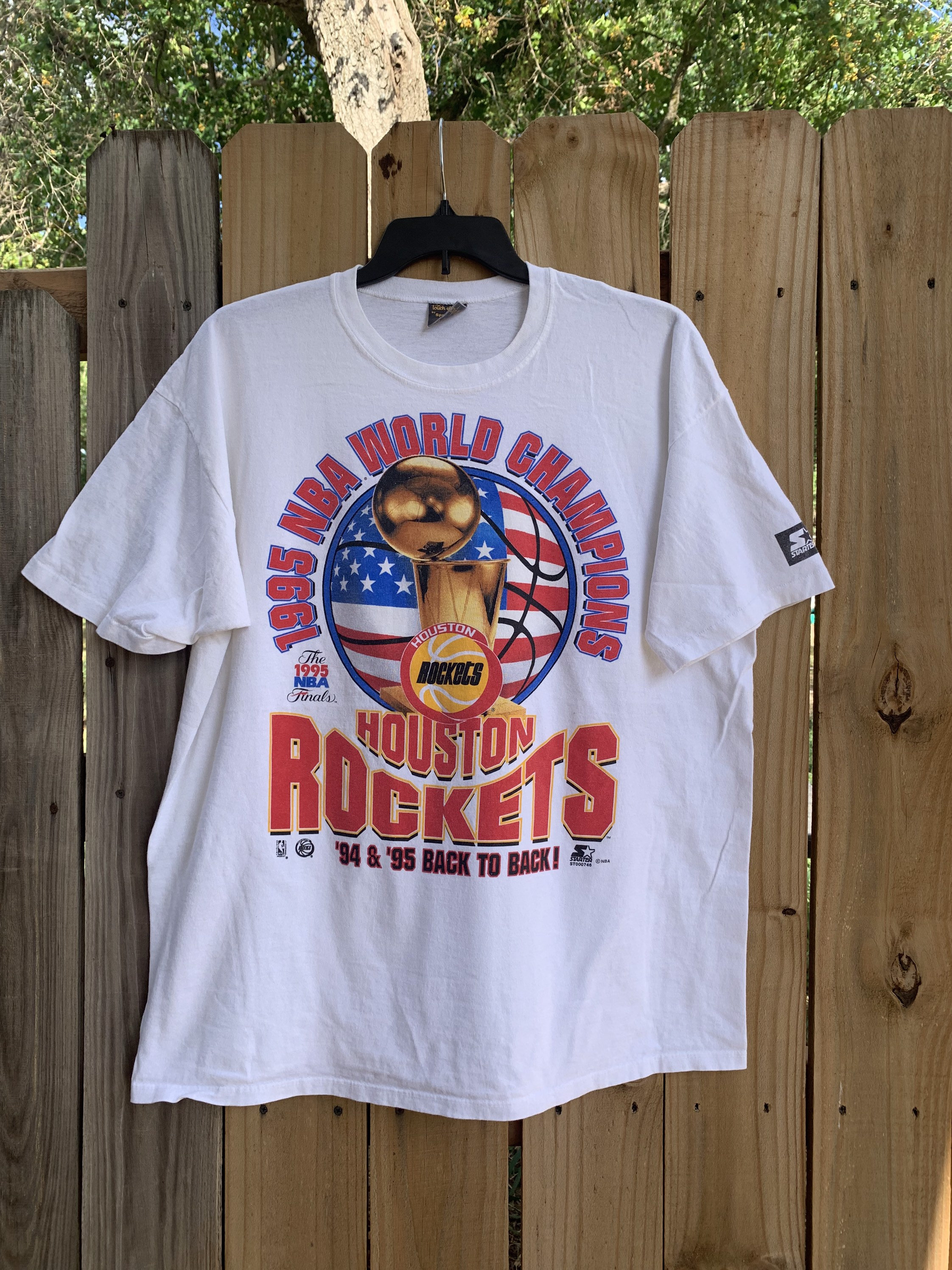 STARTER, Shirts, Vintage Houston Rockets 994 Nba World Champions