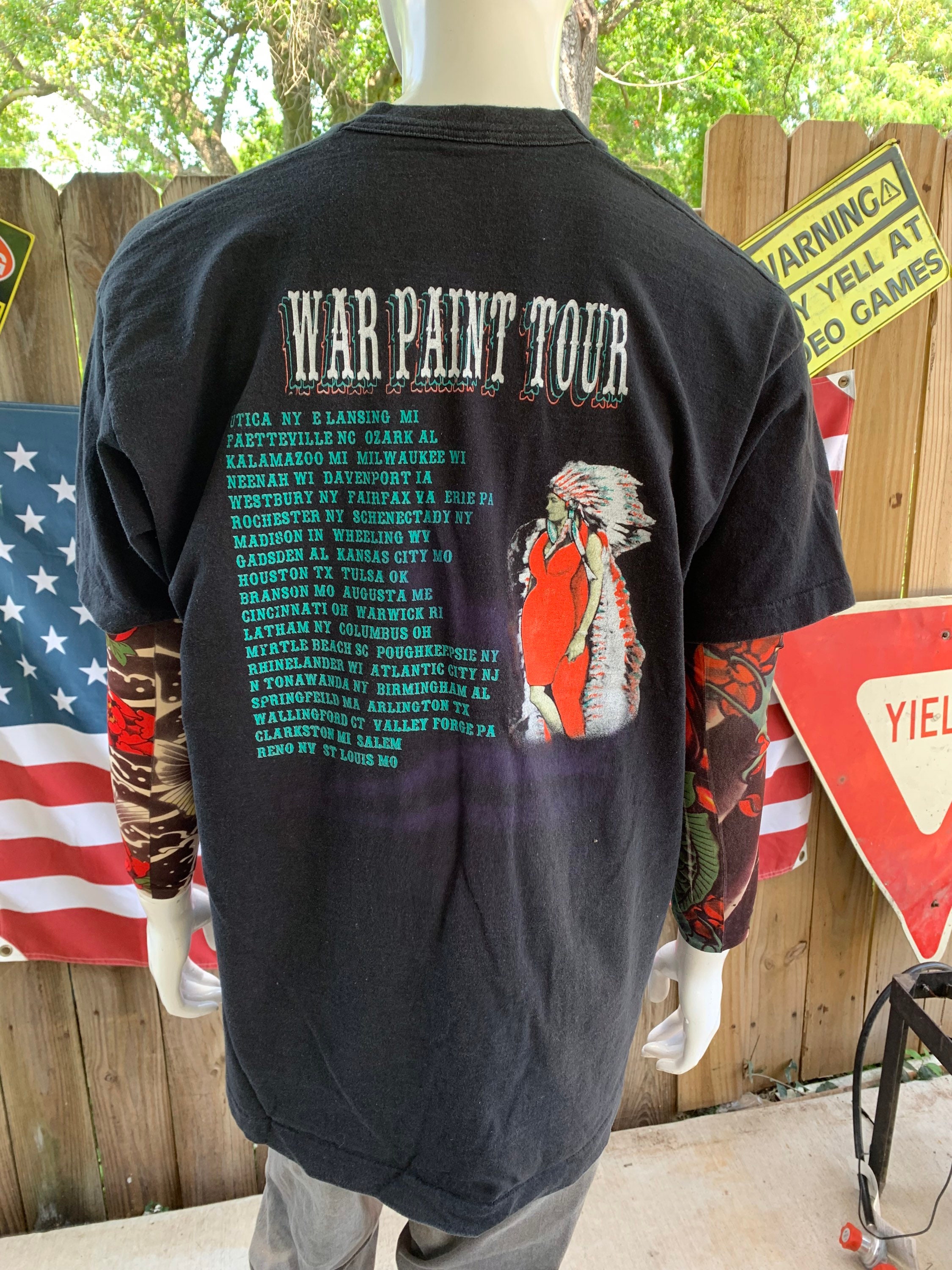 Vintage 1994 Lorrie Morgan War Paint Tour T-shirt Size. XXL - Etsy