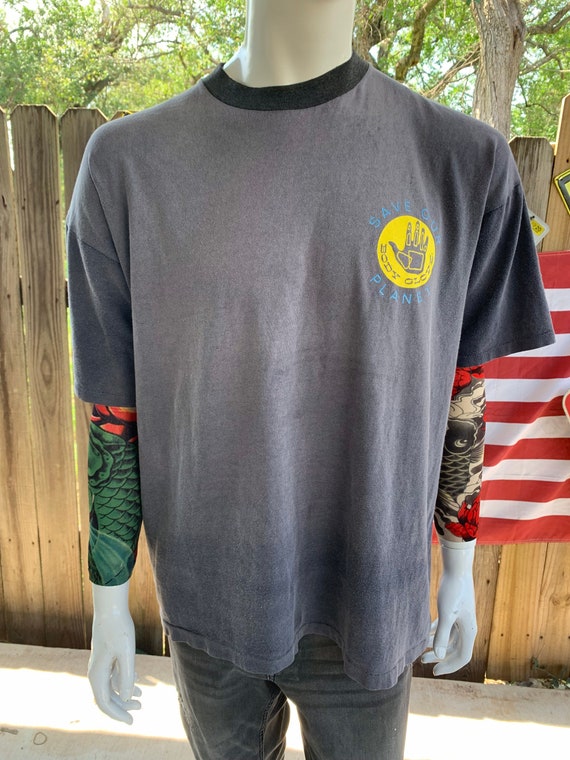 Vintage 1990 Body Glove Save Our Planet T-shirt Si