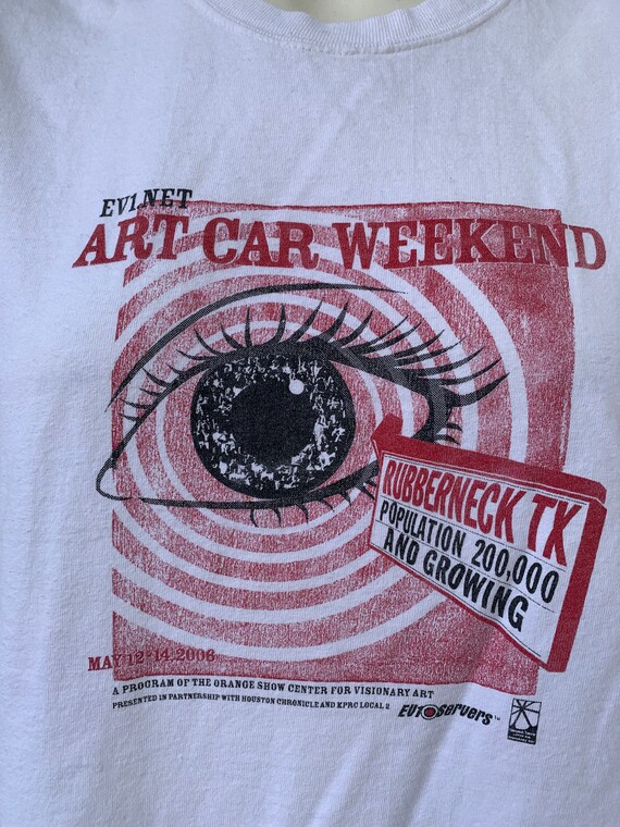 Vintage Y2K Art Car Weekend Houston Texas T-shirt… - image 2