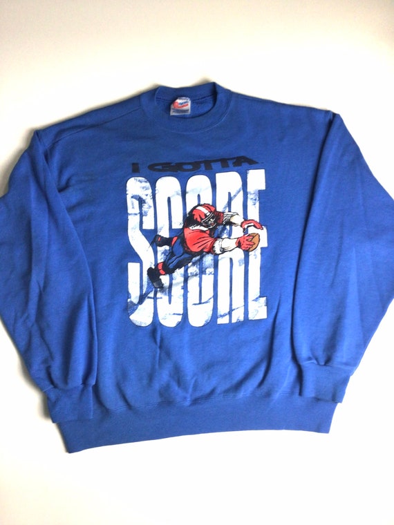 Vintage 90s I Gotta Score Sweatshirt Size XL