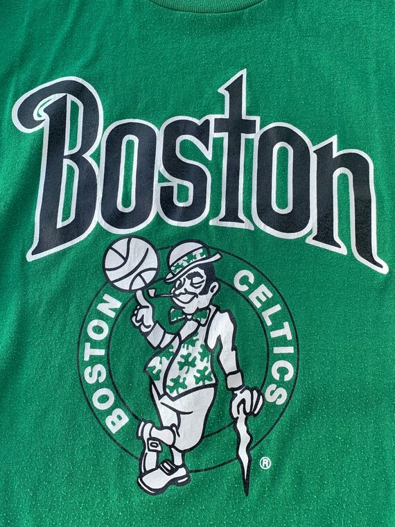 Vintage 80s-90s Boston Celtics Basketball T-shirt… - image 2