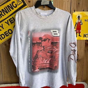 Vintage Dale Earnhardt Jr Long Sleeves Nascar T-shirt Size M
