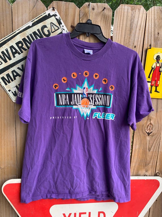 Vintage 1993 All-star NBA Jam Session Champion Purple Tee XL