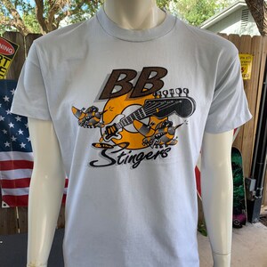 Vintage 1991 BB Stingers Rock N Roll Band T-shirt Size L