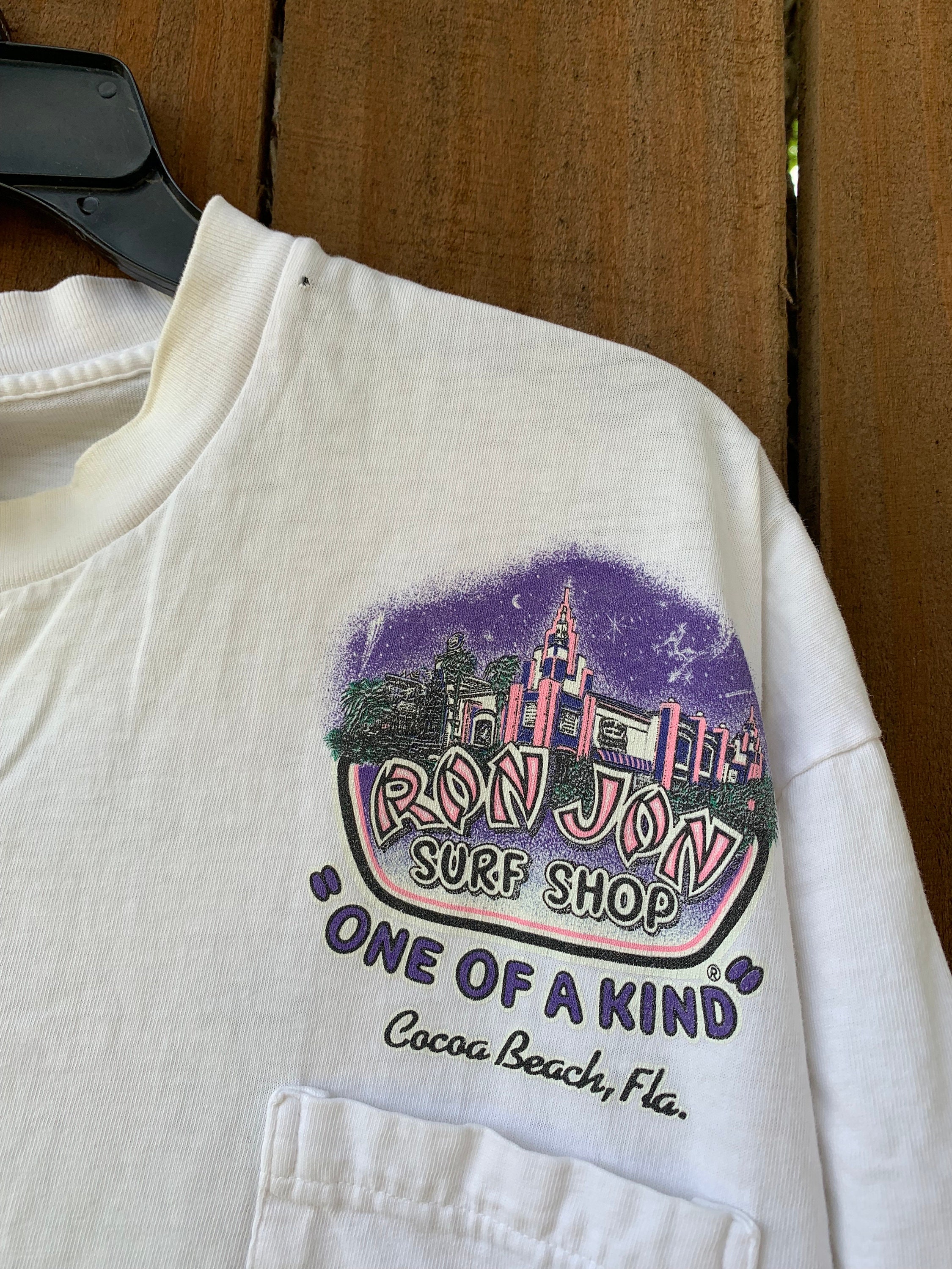Vintage 90s Ron Jon Surf Shop Cocoa Beach Florida Single