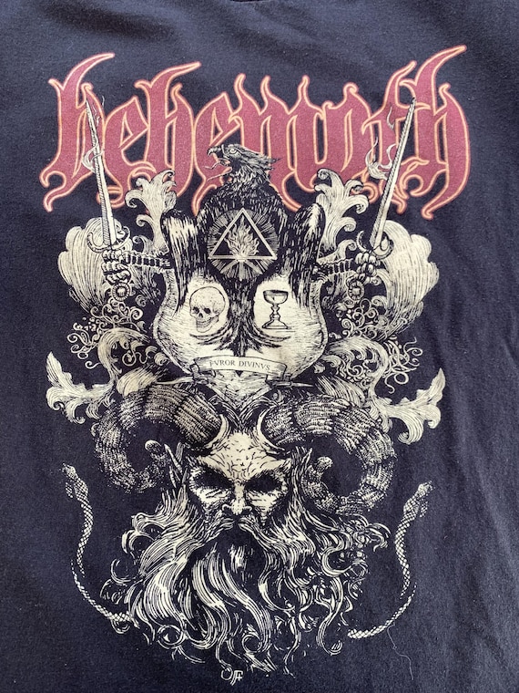 Vintage Behemoth Matal Band Black Tshirt Size L - Etsy