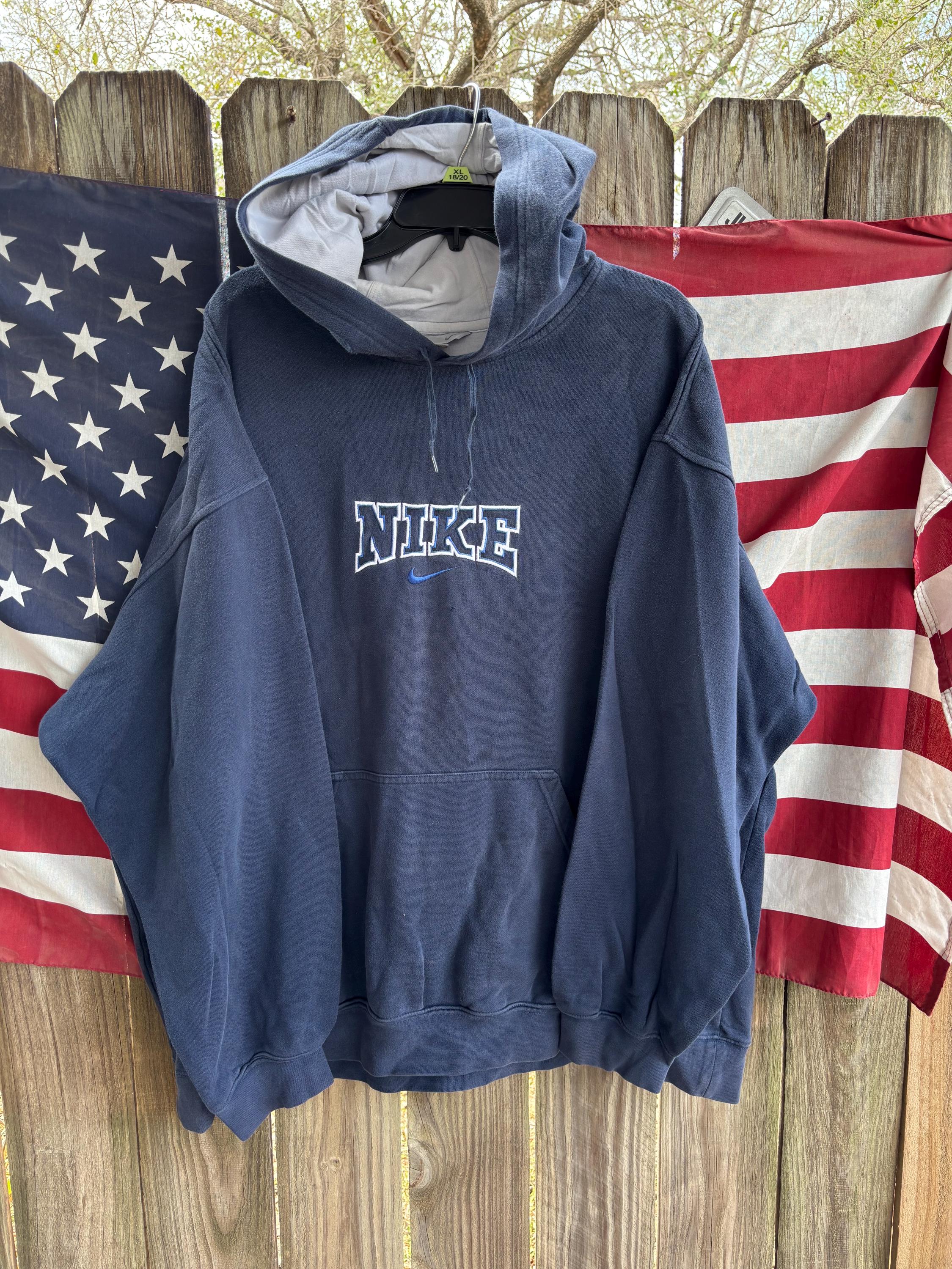 90s Nike Center Swoosh Hoodie - Etsy Canada