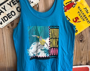 Canotta Hydro Sonic Surfing anni '80 Taglia L secondo le misure