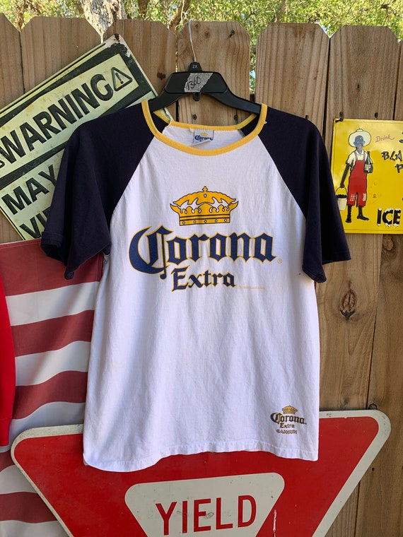 Vintage Y2K Corona Extra Mexican Beer T-shirt Ragl