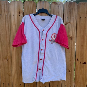 Vintage 1995 Taz St. Louis Cardinals Cotton Jersey Size L by Warner Bros Sun Sport Wear