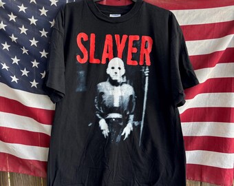 ヴィンテージ 2004 スレイヤー Tシャツ ブラック XL/XXL スラッシュ
