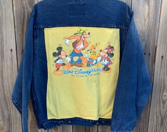 ヴィンテージ ディズニー ミッキーマウス＆フレンズ デニムシャツ
