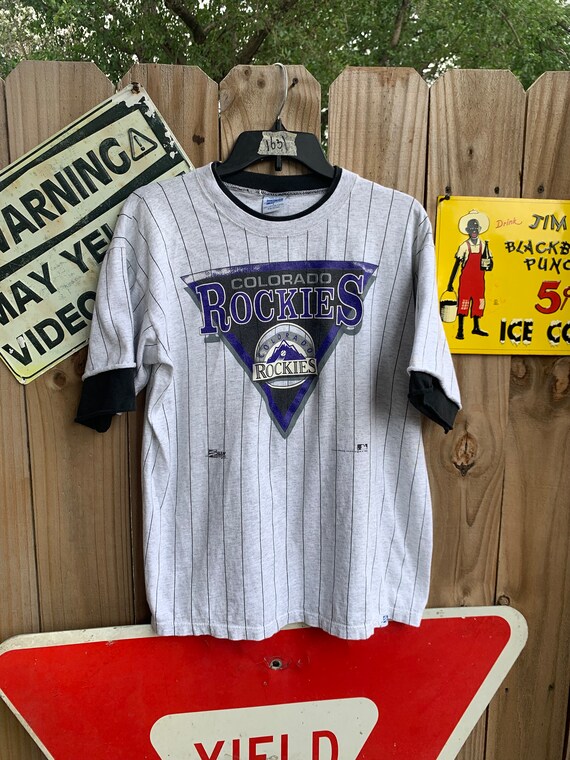 Vintage 1992 Colorado Rockies baseball Tshirt Size