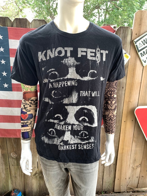 レア Knotfest Slipknot Tシャツ Lサイズ Slipknot Men's Officially Licensed Rare Concert Tour 2021