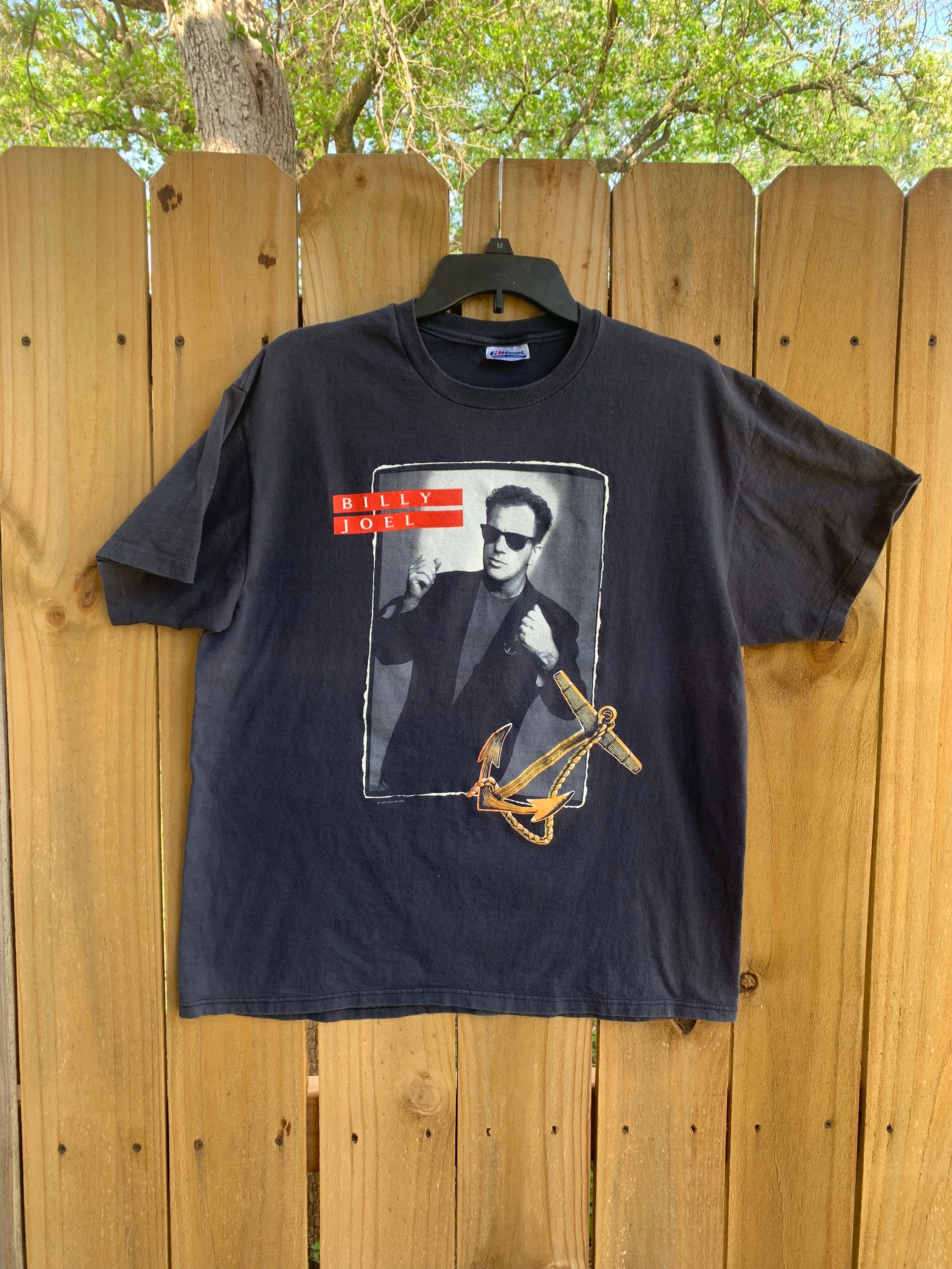 Vintage 80s Billy Joel Storm Front 1989-1990 Concert Tour T Vintage 80s Billy Joel Storm Front 1989-1990 Concert Tour T