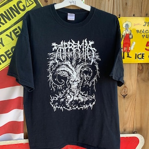 Vintage 00s Sapremia band Despair T-shirt Size XL