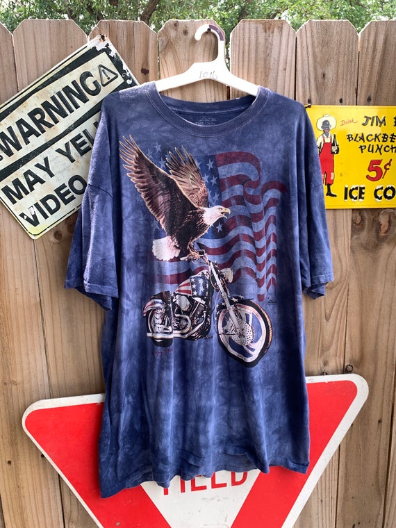 Vintage Y2K The Mountain Motorcycle Eagle American