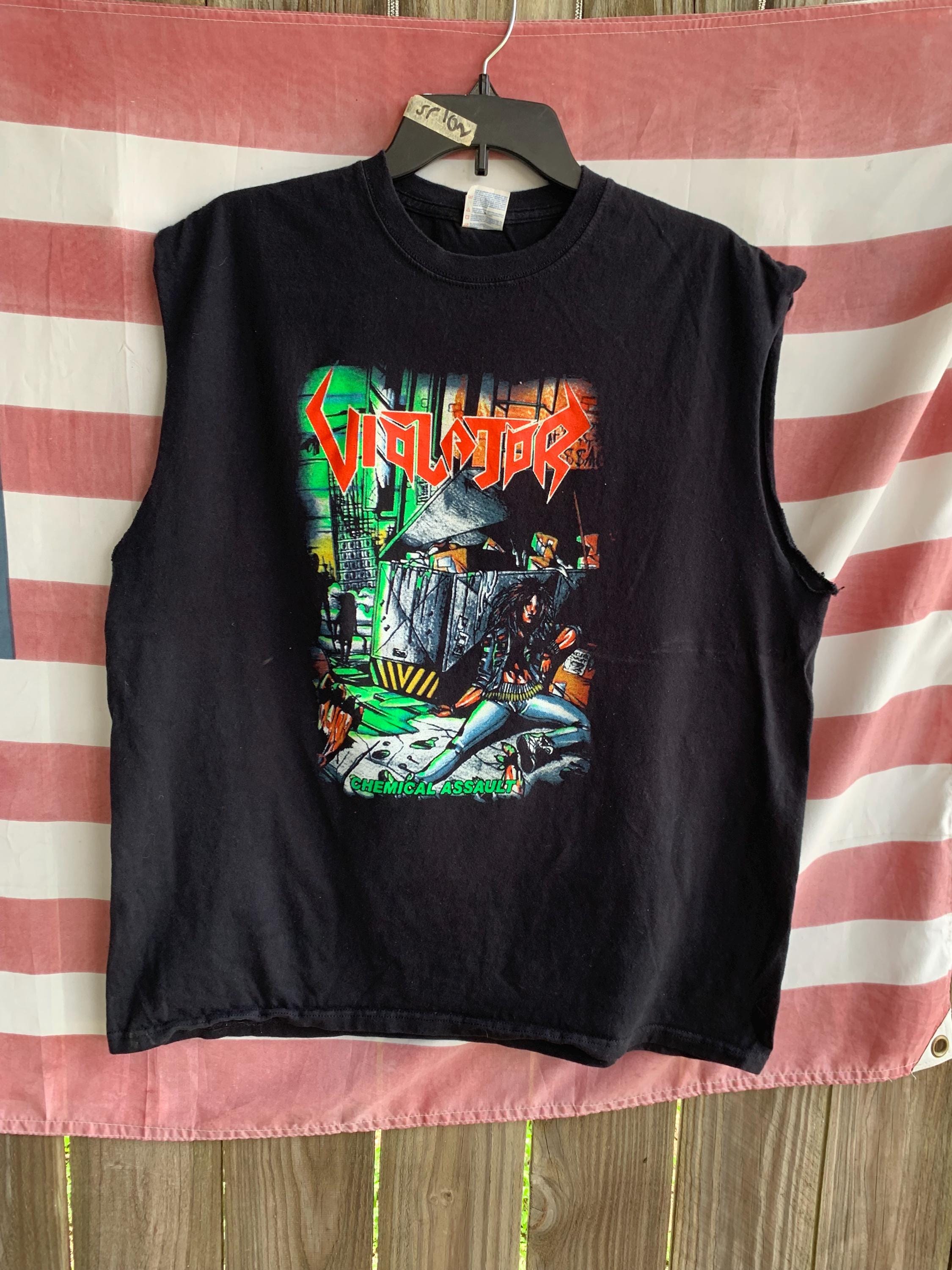 Gildan Canotta Uomo Con Teschio E Asso Di Picche – Musica Heavy Metal, Rock, Taglie S-XXL