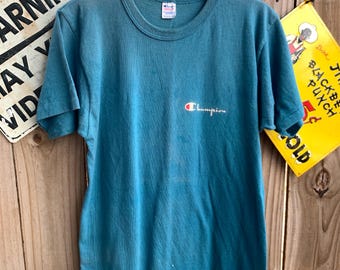 シャツ XXL Vintage Champion 80s USA GAME shirt Vintage Men's 80s Golf Masters x Champion T-Shirt Sz M Green