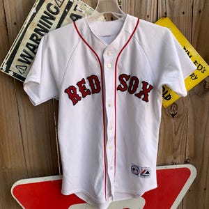Authentic Red Sox Jersey - Etsy