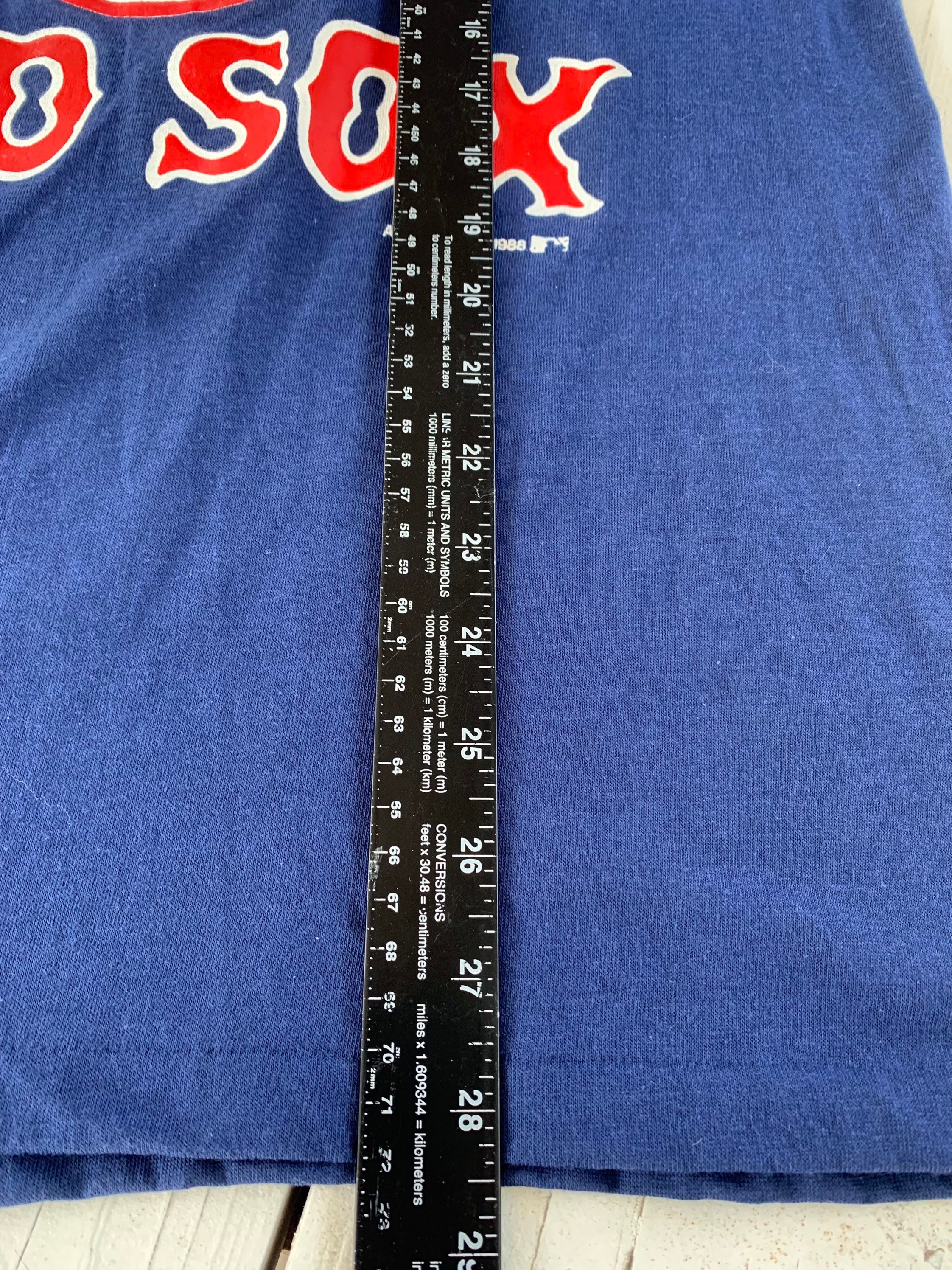T-SHIRT VINTAGE ANNÉES 1980 BOSTON RED SOX BASEBALL MLB