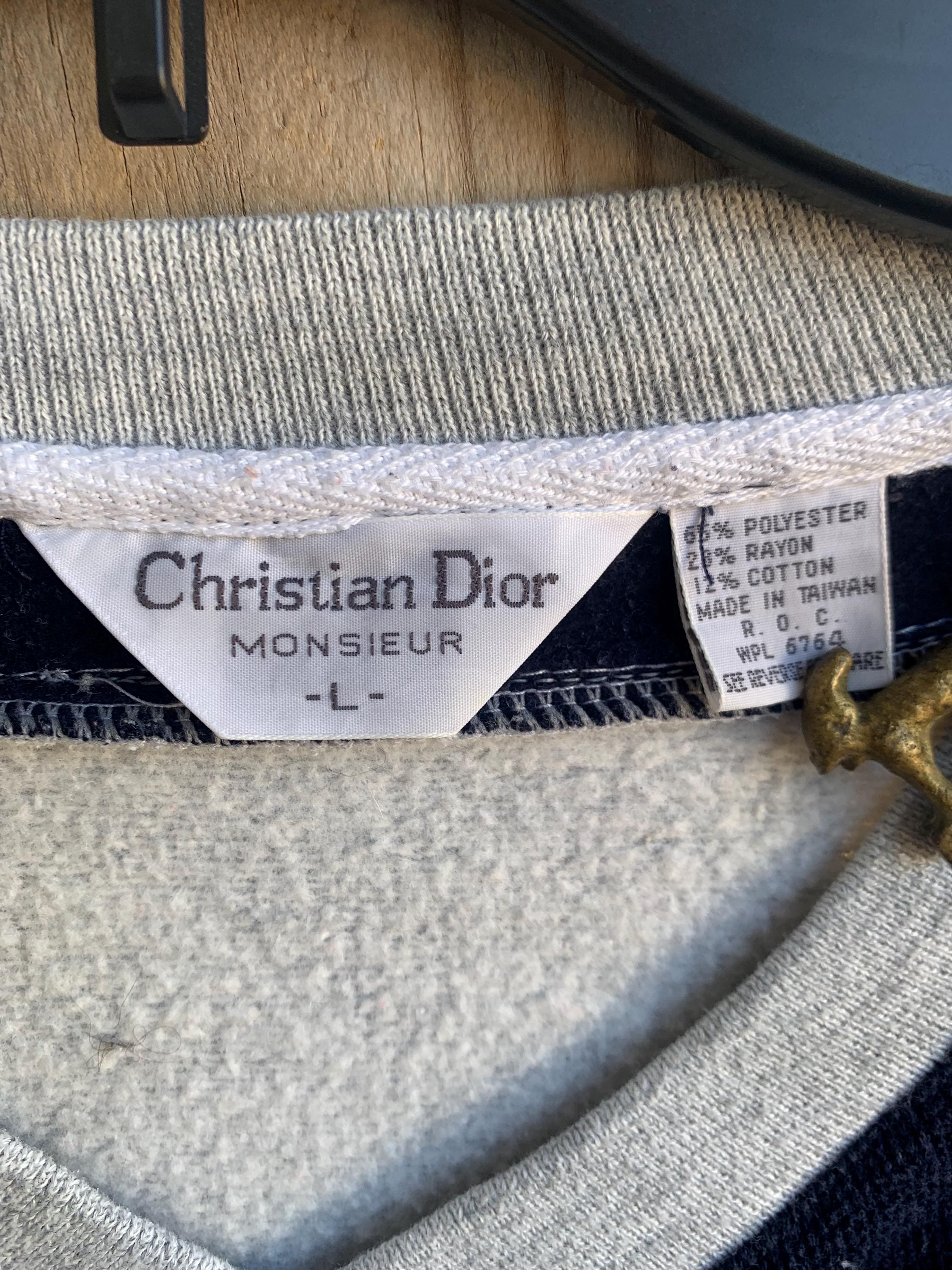 トップス Christian Dior Monsieur Sportswear L Vintage Christian Dior Monsieur Full Zip Sport Jacket