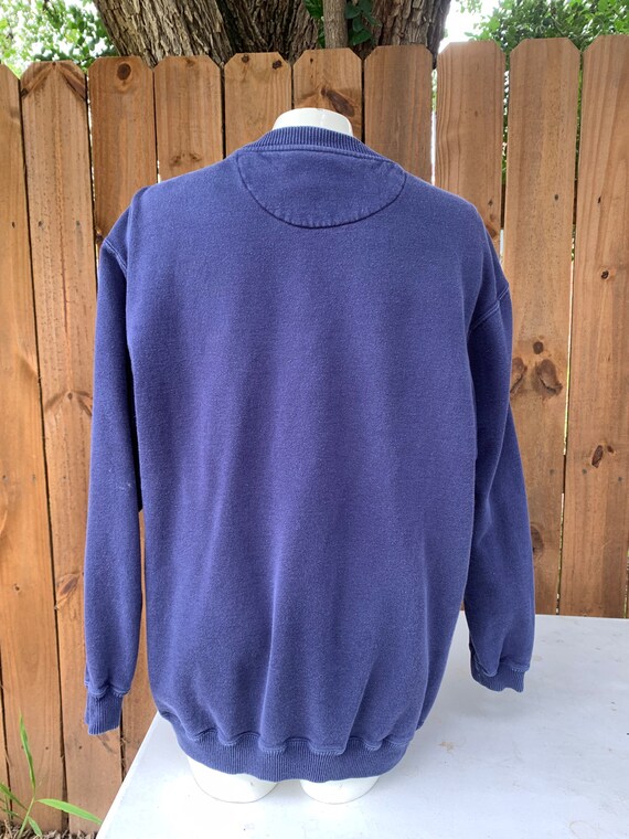 Vintage 90s Eddie Bauer embroidered Sweatshirt si… - image 5
