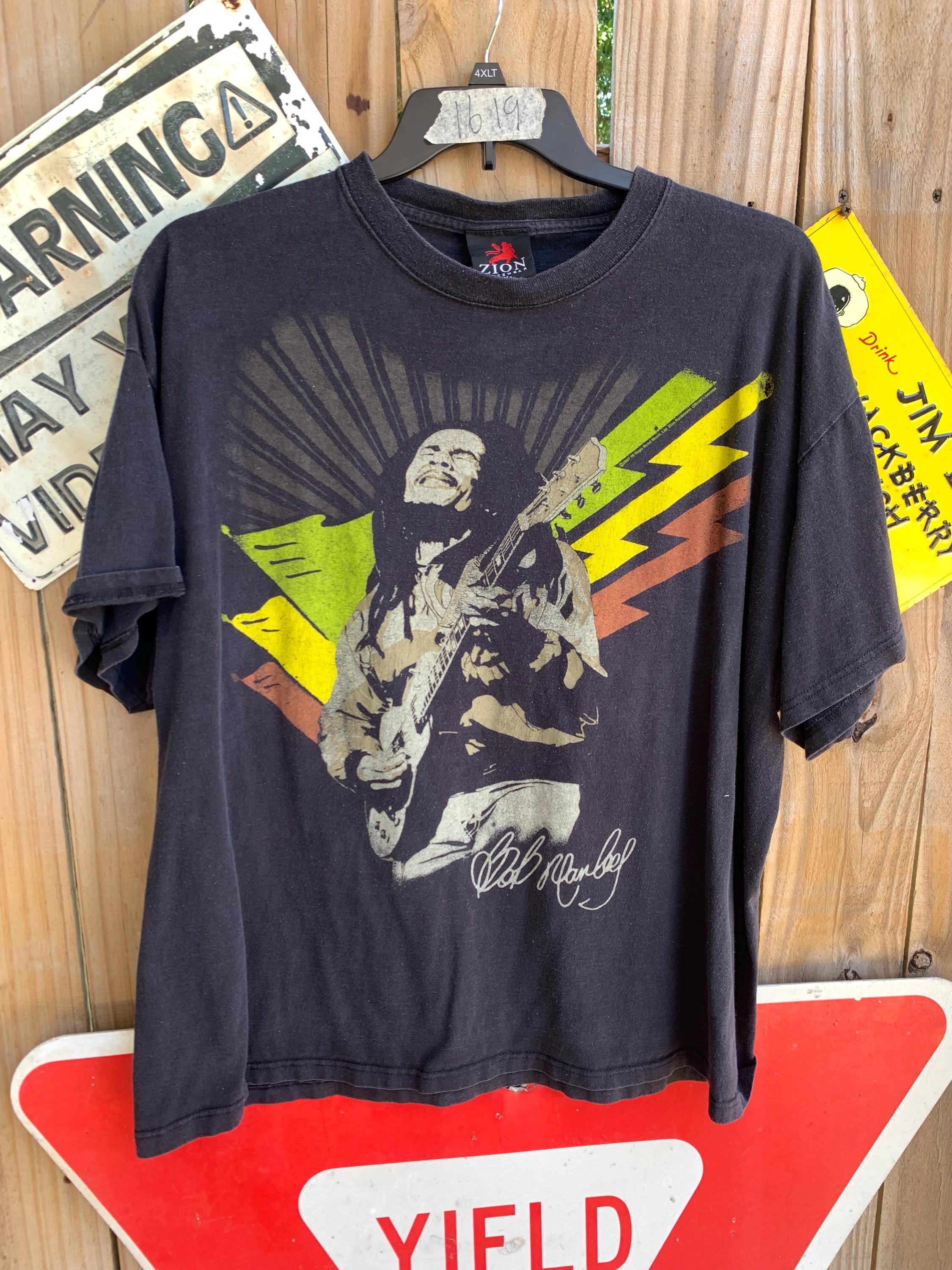 ヴィンテージ 2007 ボブ・マーリー グラフィックTシャツ - Zion 