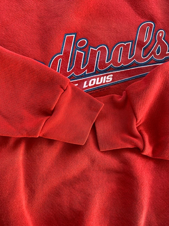 Vintage Y2K St Louis Cardinals Sweatshirt Size Yo… - image 9